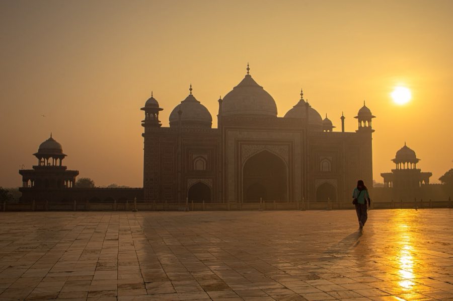 The Taj Mahal in Agra