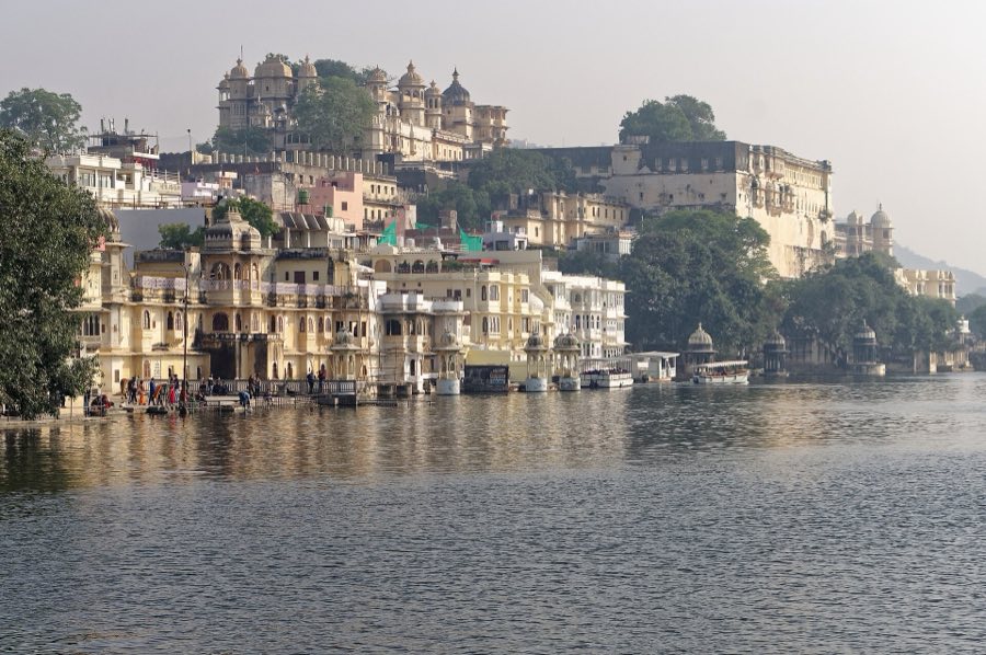 City Palace on the shore of Lake Pichola, Udaipur